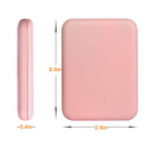 LED Compact Travel Makeup Mirror - 1X/3X Magnification, Portable Folding Lighted Mirror