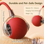 Interactive Rolling Cat Dog Ball Toy - Smart Automatic Moving Pet Toy for Indoor Cats