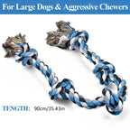 Heavy-Duty Dog Rope Toy - Nearly Indestructible Chew Toy for Medium to Large Dogs