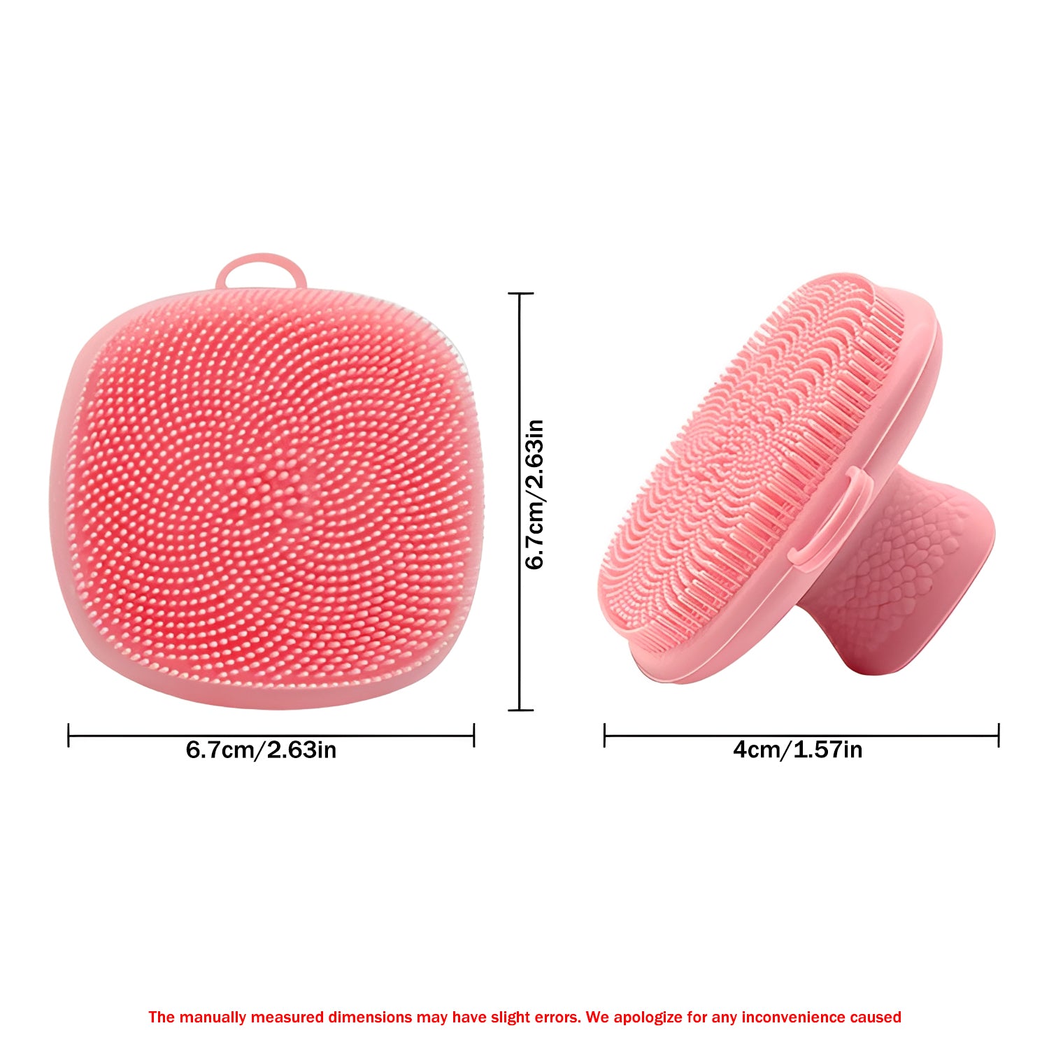 Silicone Face Scrubber - Super Soft Facial Cleansing Brush for Deep Pore Cleaning