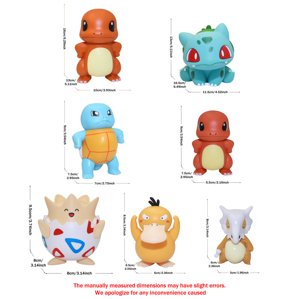 Pokemon Figures Set - 5 Classic Characters