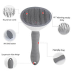 Self-Cleaning Pet Brush - Dog & Cat Grooming Tool
