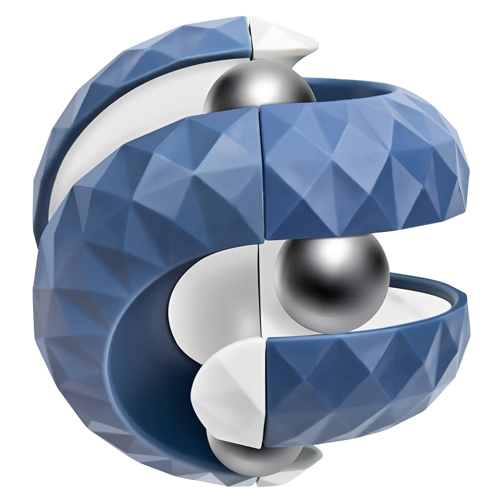 Fidget Sphere Ball - 3D Puzzle Stress Relief Toy, Rotating Magic Ball Brain Teaser for Kids & Adults