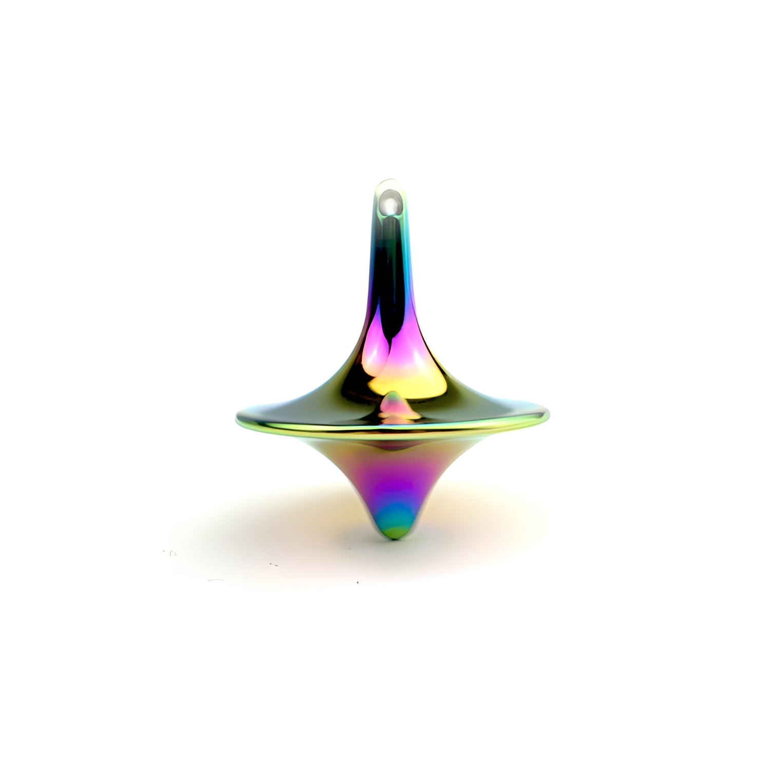 Mini Metal Gyro Spinner - Premium Stainless Steel Fidget Toy for Stress Relief, ADHD, Anxiety | Desktop Spinning Top