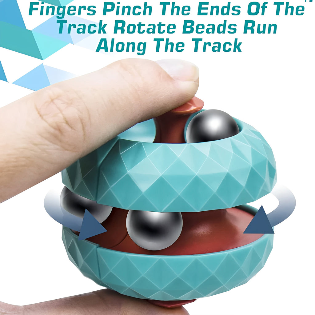 Fidget Sphere Ball - 3D Puzzle Stress Relief Toy, Rotating Magic Ball Brain Teaser for Kids & Adults