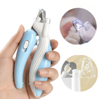 Pet Nail Clippers with LED Light - Professional Grooming Scissors for Dogs Cats