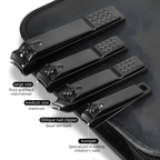 Professional Manicure Set - 26 Piece Stainless Steel Nail Care Kit with Luxury Travel Case