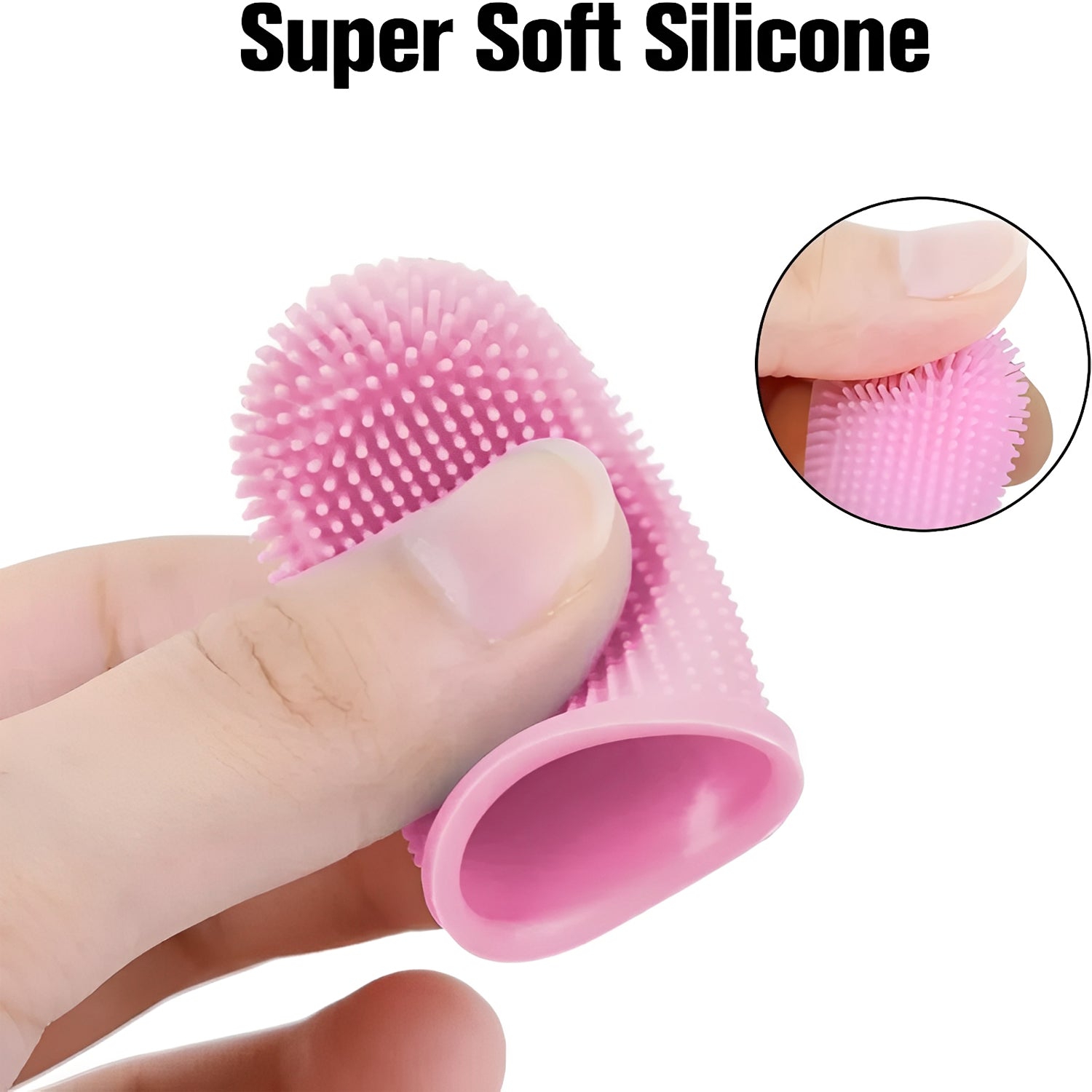 Pet Finger Toothbrush Set - Super Soft Silicone Teeth Cleaning for Dogs & Cats