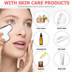 Stainless Steel Gua Sha Facial Massager - Face Sculpting Tool for Daily Beauty Routine