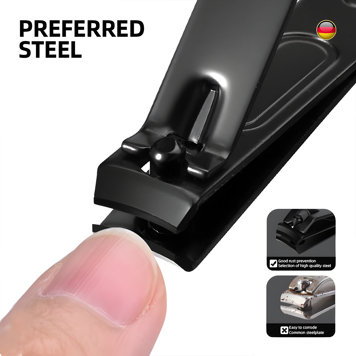 Professional Manicure Set - 26 Piece Stainless Steel Nail Care Kit with Luxury Travel Case