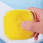 Dog Bathing Brush with Shampoo Dispenser - Soft Silicone Pet Massage Grooming Tool