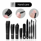 Professional Manicure Set - 26 Piece Stainless Steel Nail Care Kit with Luxury Travel Case
