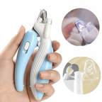 Pet Nail Clippers with LED Light - Professional Grooming Scissors for Dogs Cats