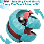 Fidget Sphere Ball - 3D Puzzle Stress Relief Toy, Rotating Magic Ball Brain Teaser for Kids & Adults