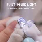 Pet Nail Clippers with LED Light - Professional Grooming Scissors for Dogs Cats