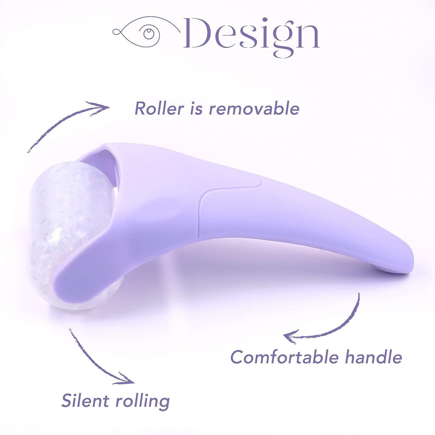 Ice Roller Face Massager - Cooling Facial Beauty Tool for Puffiness & Skin Care