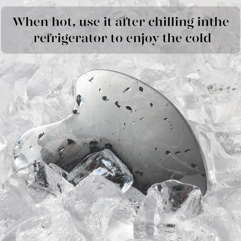 Stainless Steel Gua Sha Facial Massager - Face Sculpting Tool for Daily Beauty Routine