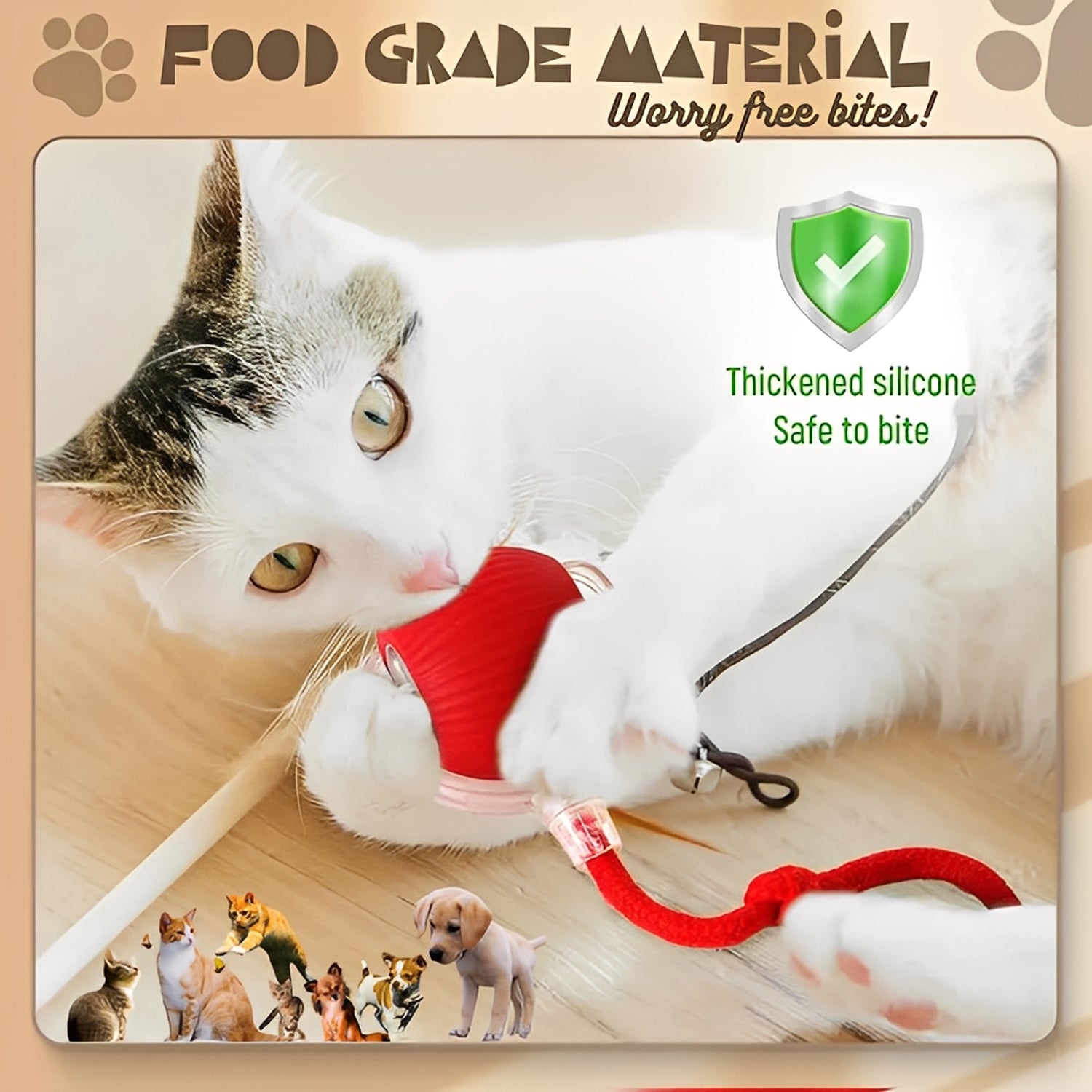 Interactive Rolling Cat Dog Ball Toy - Smart Automatic Moving Pet Toy for Indoor Cats