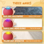 Interactive Rolling Cat Dog Ball Toy - Smart Automatic Moving Pet Toy for Indoor Cats