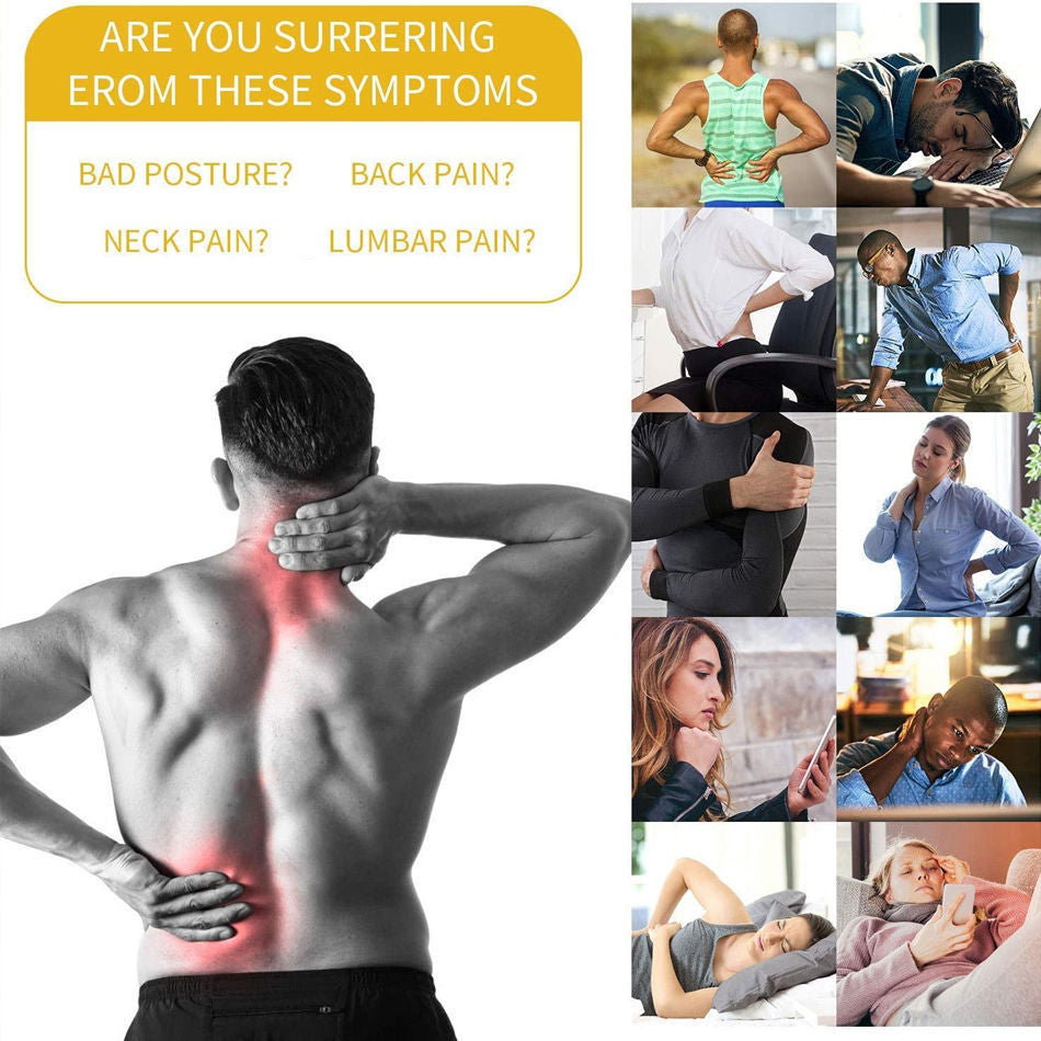 Posture Corrector Back Brace - Adjustable Support for Men & Women