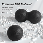 Peanut Massage Ball - EPP Foam Roller Ball for Deep Tissue Muscle Relief