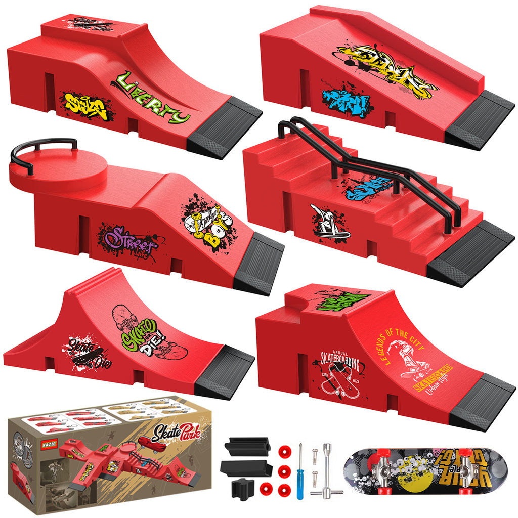 Finger Skateboard Park Set - Mini Ramp Kit
