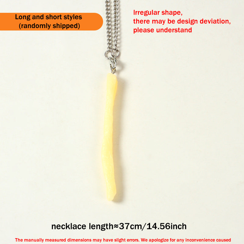 Funny Food Necklace - 12 Styles Fried Chicken & Fries