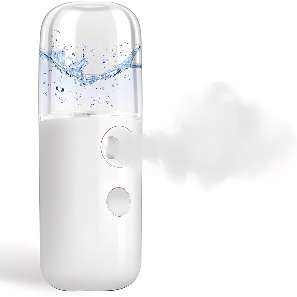 Facial Steamer - Handy Mini Nano Mist Sprayer USB Rechargeable for Face Hydration