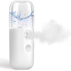 Facial Steamer - Handy Mini Nano Mist Sprayer USB Rechargeable for Face Hydration