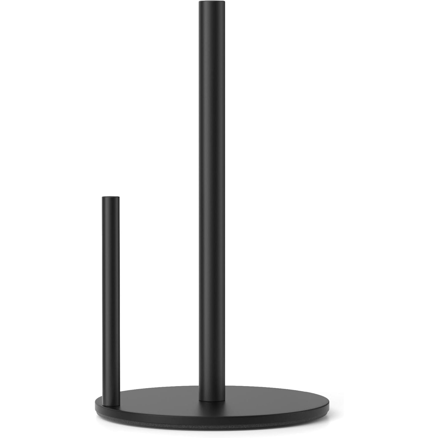 Yingboo Paper Towel Holder - Premium Stainless Steel Countertop Dispenser with Weighted Base, Black