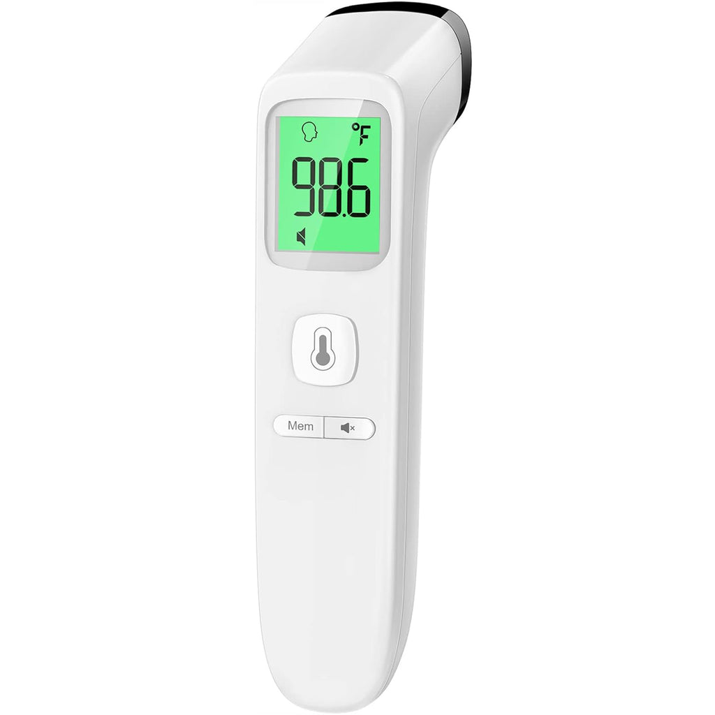 Non-Contact Digital Infrared Thermometer for Adults & Kids - Forehead & Object Temperature Measurement with Fever Alarm