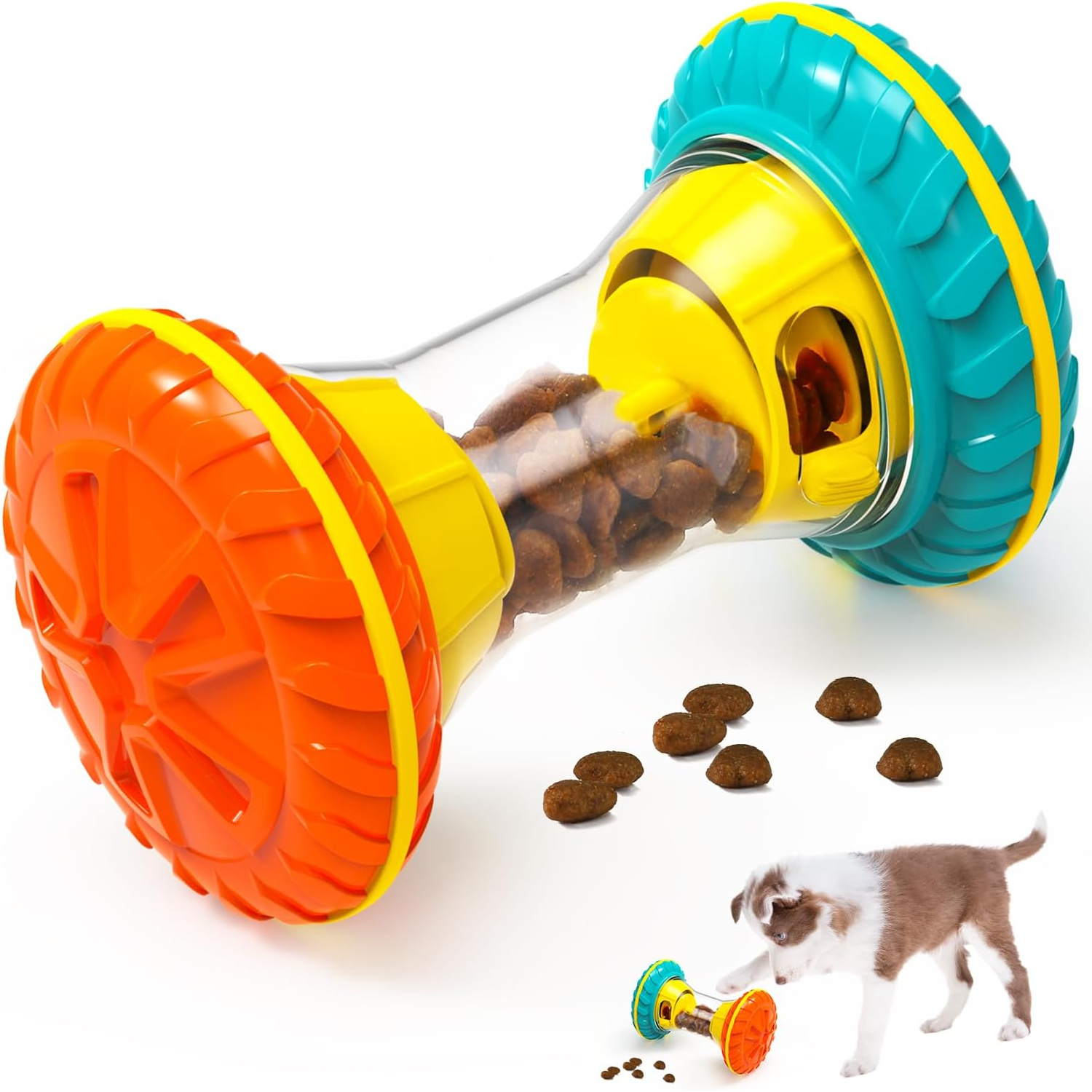 Interactive Dog Puzzle Toy - Treat Dispensing Slow Feeder for Mental Stimulation