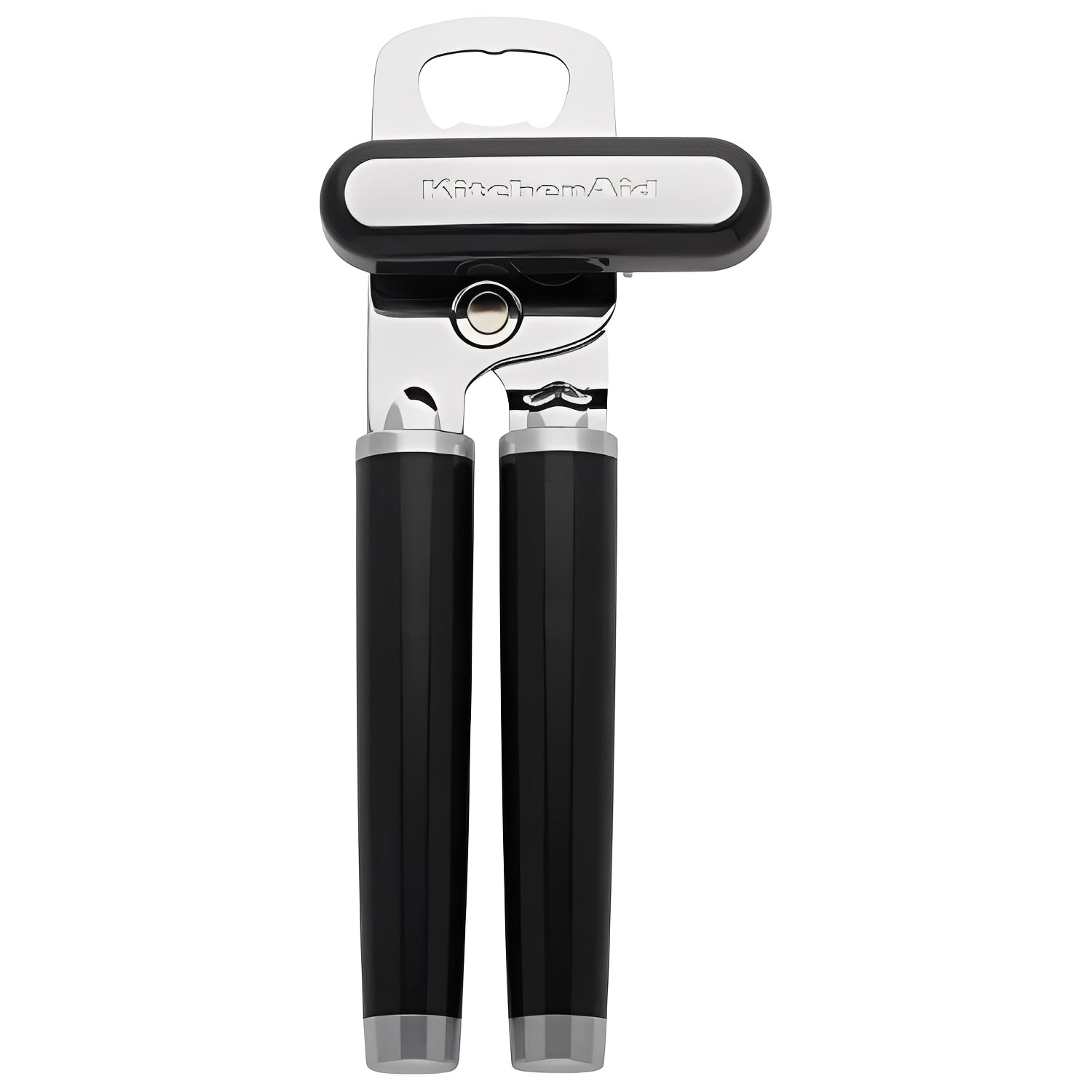 Yingboo Classic Multifunction Can Opener and Bottle Opener - Stainless Steel Cutting Wheel with Ergonomic Handles
