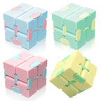 Infinity Magic Puzzle Cube - Anti Stress Relief Fidget Toy for Anxiety, ADHD, Autism | Sensory Cube Blocks for Kids & Adults