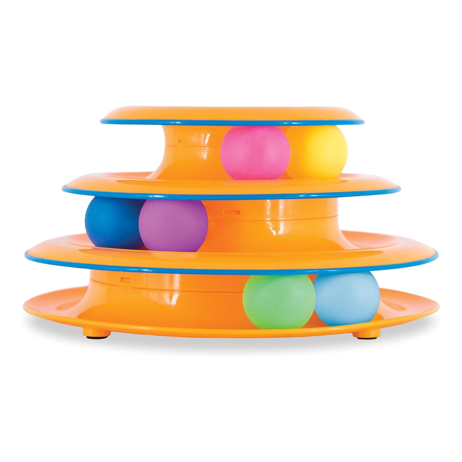 Catstages Tower of Tracks - 3-Level Interactive Cat Toy