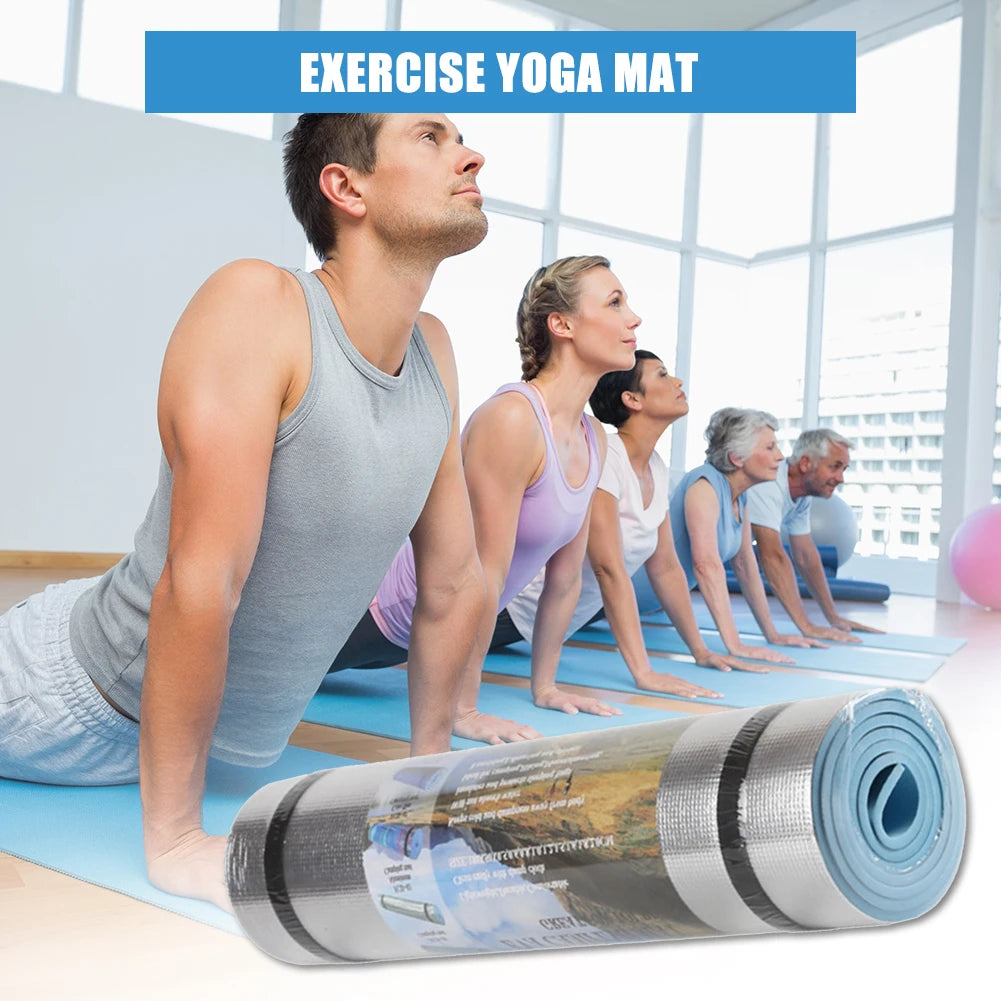 Premium Yoga Mat - 180cm x 50cm Non-Slip Exercise Mat with Carrying Strap | Eco-Friendly Fitness Mat