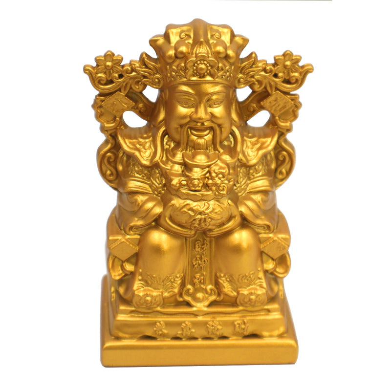 Chinese God of Wealth Statue - Feng Shui Decor