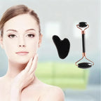 Jade Roller and Gua Sha Set - Face Massage Tool