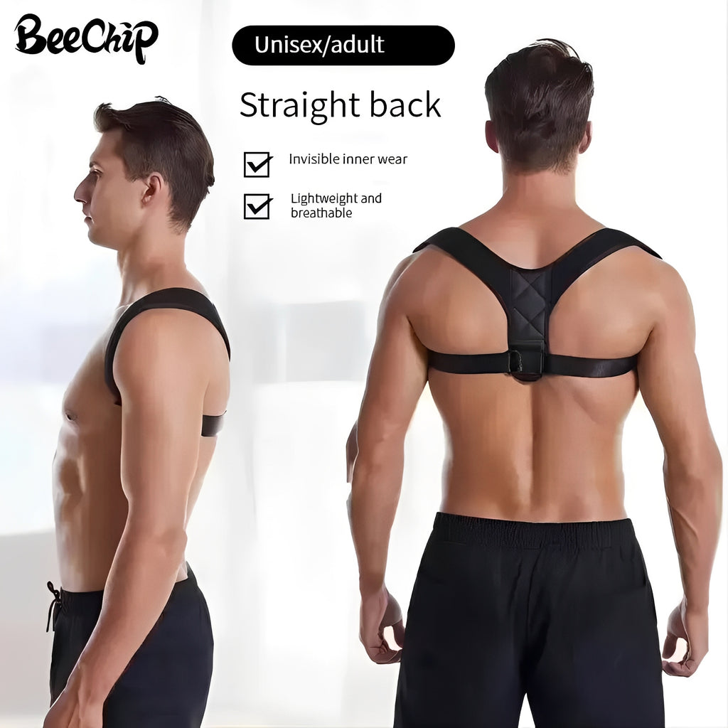 Posture Corrector Back Brace - Adjustable Support for Men & Women