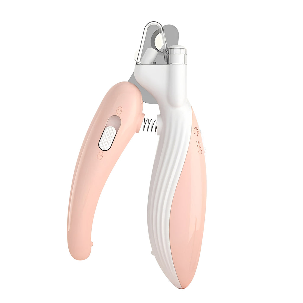 Pet Nail Clippers with LED Light - Professional Grooming Scissors for Dogs Cats