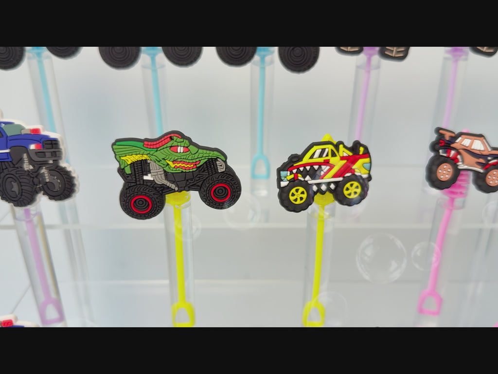 24 Pcs Monster Truck Bubble Wands – Off-Road Party Favors for Kids