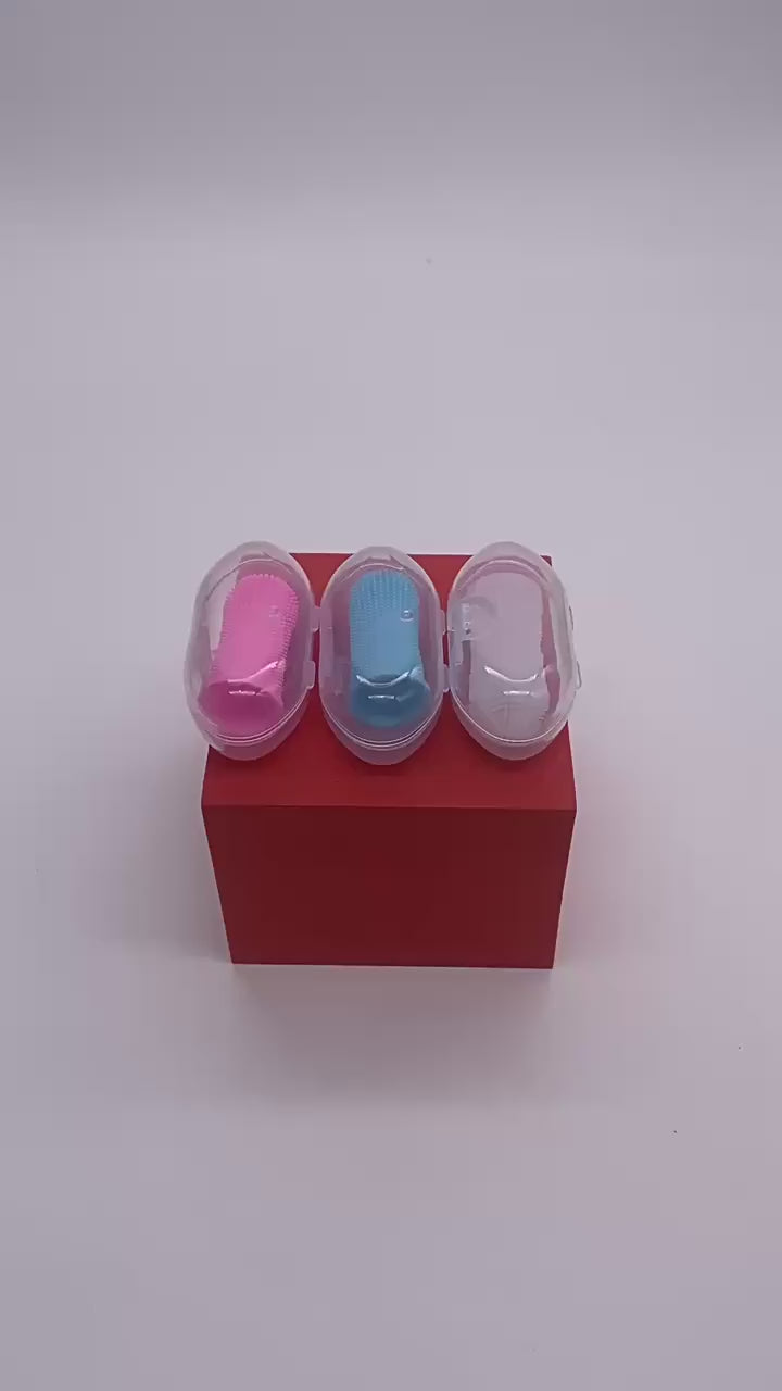 Pet Finger Toothbrush Set - Super Soft Silicone Teeth Cleaning for Dogs & Cats