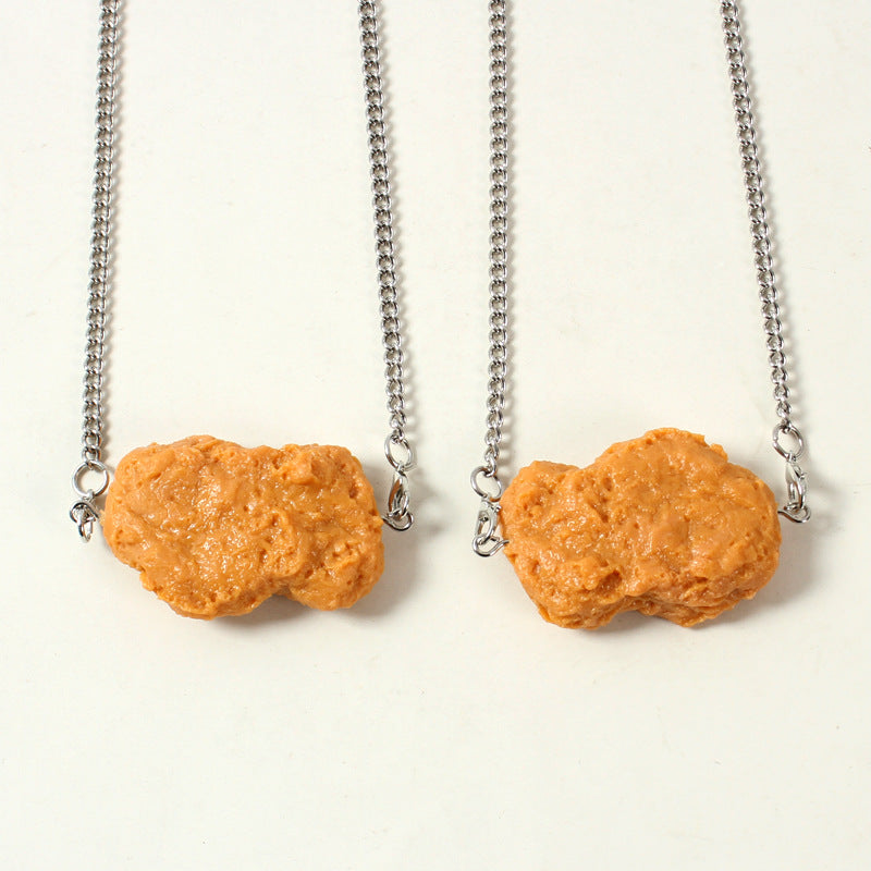 Funny Food Necklace - 12 Styles Fried Chicken & Fries
