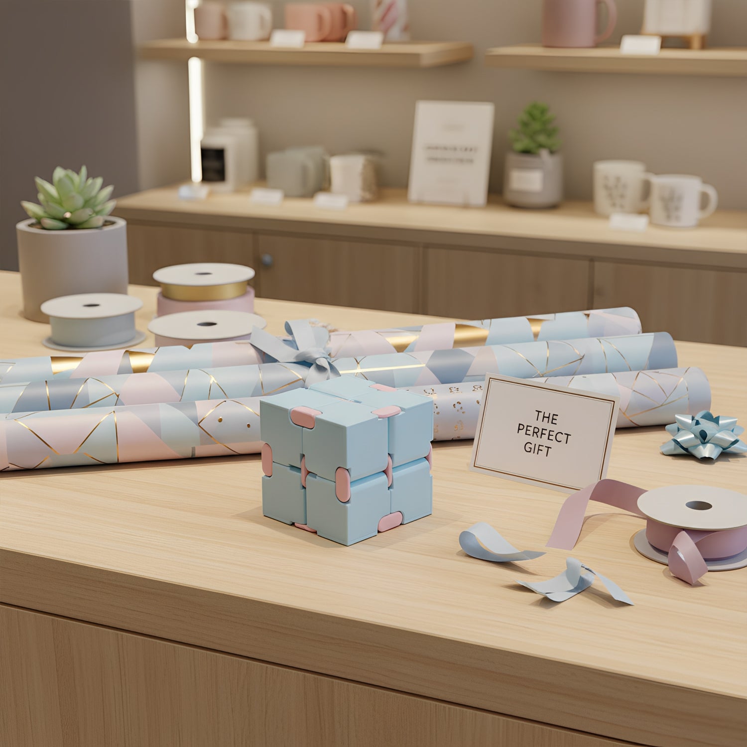 Infinity Magic Puzzle Cube - Anti Stress Relief Fidget Toy for Anxiety, ADHD, Autism | Sensory Cube Blocks for Kids & Adults