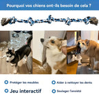 Heavy-Duty Dog Rope Toy - Nearly Indestructible Chew Toy for Medium to Large Dogs