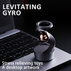 Gravity Defying Kinetic Spinner - Premium Metal Desk Toy, Hypnotic Rotating Gyro for Stress Relief & Focus
