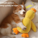 Squeaky Duck Dog Toy - Interactive Plush Chew Toy for Small, Medium & Large Dogs