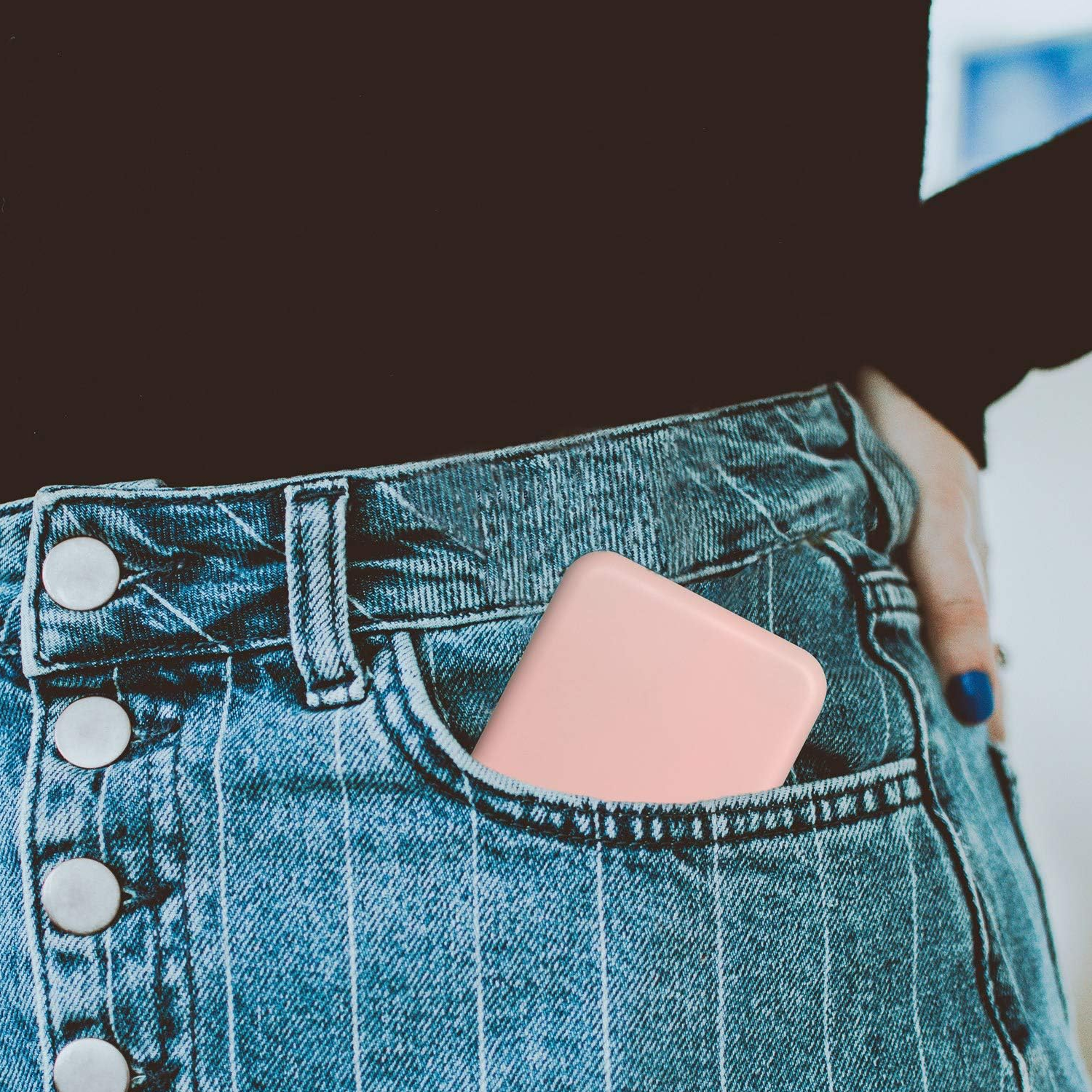 LED Compact Travel Makeup Mirror - 1X/3X Magnification, Portable Folding Lighted Mirror