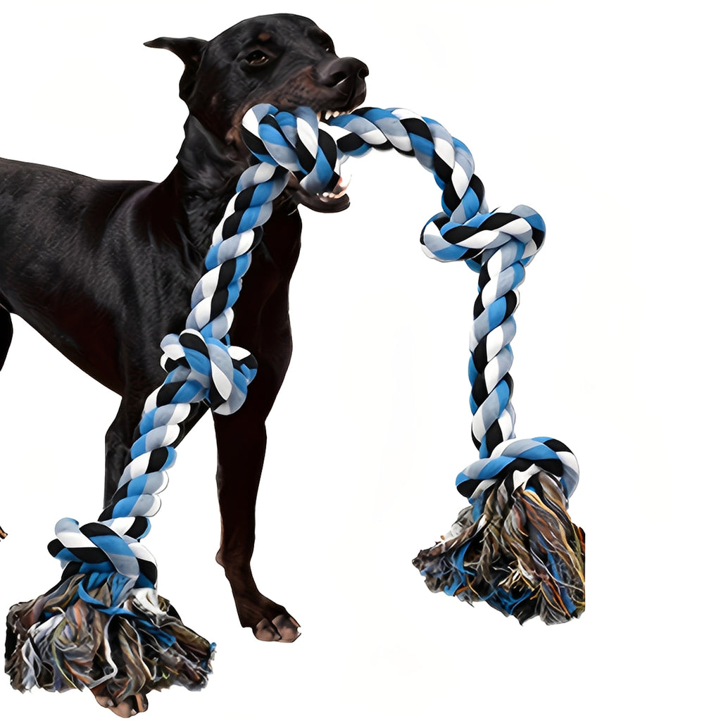 Heavy-Duty Dog Rope Toy - Nearly Indestructible Chew Toy for Medium to Large Dogs