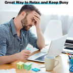 Infinity Magic Puzzle Cube - Anti Stress Relief Fidget Toy for Anxiety, ADHD, Autism | Sensory Cube Blocks for Kids & Adults